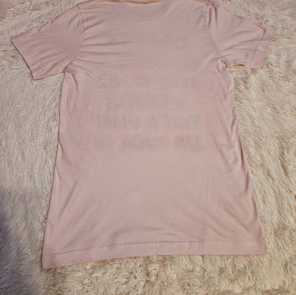 Pink and Black Short Sleeve Graphic Tee - Picture 3 of 3